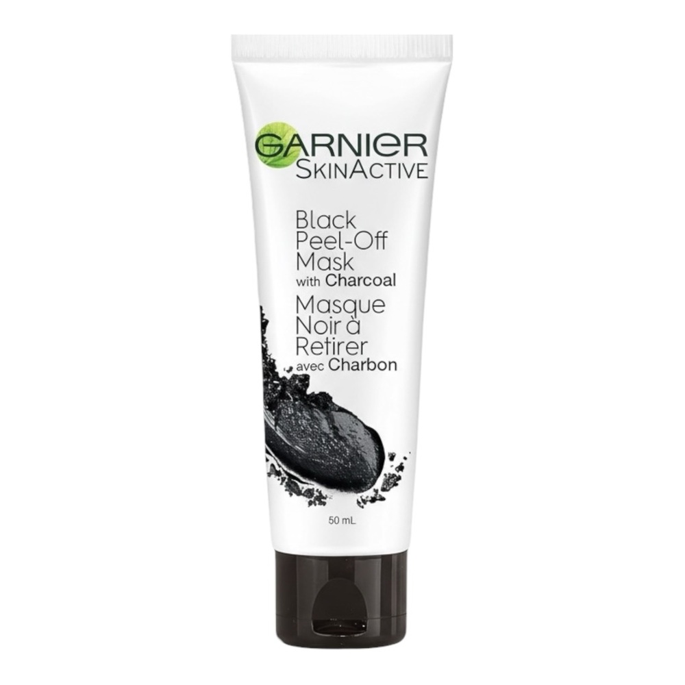 GARNIER BLACK PEEL-OFF MASK WITH CHARCOAL 50ML - BRAND NEW